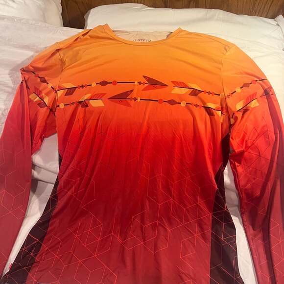 Zeroxposur Men’s Gradient Red Jersey Top Size M - Picture 6 of 7